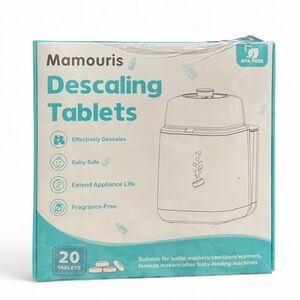 Descaling Tablets for Bottle Washers and Sterilizers - 20 Pack, White